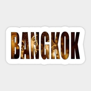 Bangkok Typography Graphic Image Sticker